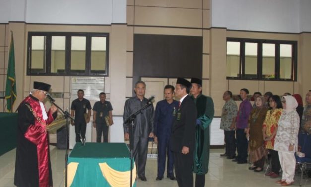 Penyumpahan dan Pelantikan Panitera PT BABEL