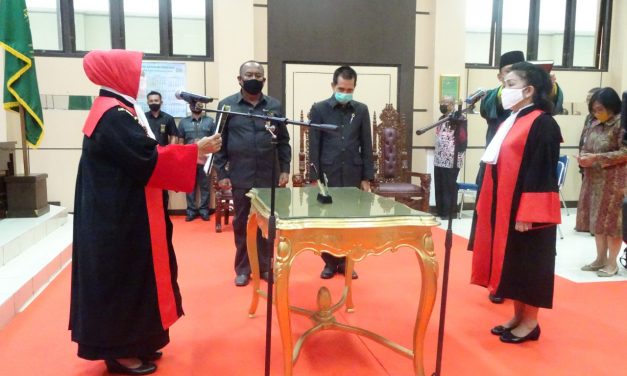 Pelantikan Dr. M. ELY Mariani, S.H., M.Hum. Sebagai Wakil Ketua Pengadilan Tinggi Bangka Belitung