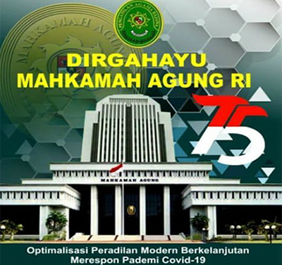 HUT Mahkamah Agung Republik Indonesia Ke 75
