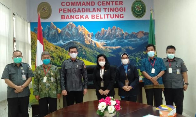 AUDIENSI BAWASLU PROVINSI BANGKA BELITUNG DENGAN PENGADILAN TINGGI BANGKA BELITUNG