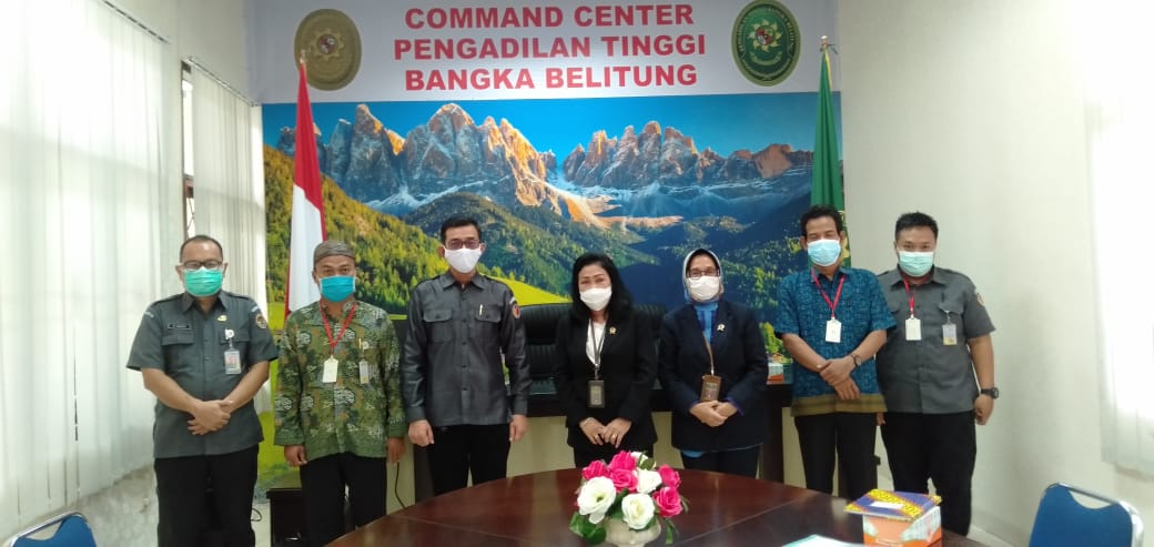 AUDIENSI BAWASLU PROVINSI BANGKA BELITUNG DENGAN PENGADILAN TINGGI BANGKA BELITUNG