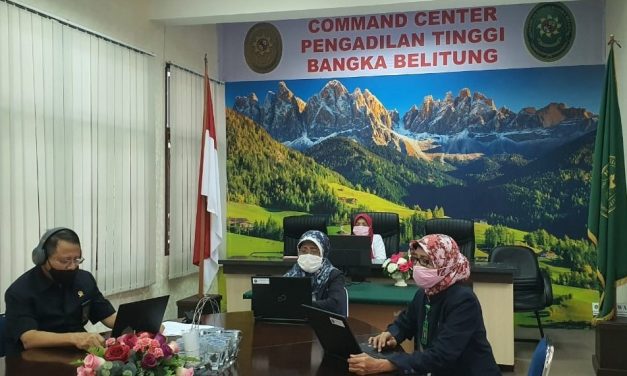 PENGADILAN TINGGI BANGKA BELITUNG MENGHADIRI WEBINAR SOSIALISASI SISTEM DATABASE PENANGANAN PERKARA TINDAK PIDANA SECARA TERPADU BERBASIS TEKNOLOGI INFORMASI TAHUN 2019-2020