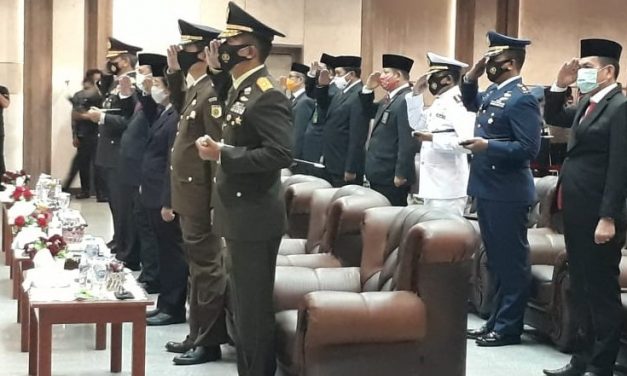 PENGADILAN TINGGI BANGKA BELITUNG BERSAMA FORKOPIMDA MENGIKUTI UPACARA PERINGATAN HARI KESAKTIAN PANCASILA TAHUN 2020  DI MONUMEN PANCASILA SAKTI JAKARTA SECARA VIRTUAL