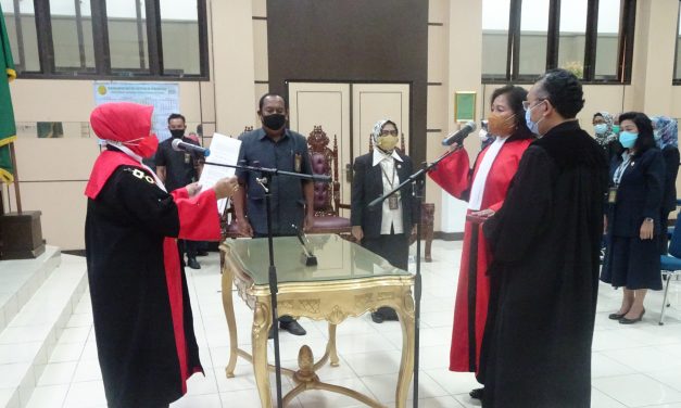 PENGAMBILAN SUMPAH JABATAN DAN PELANTIKAN  SABARULINA Br. GINTING, S.H., M.H.  SEBAGAI HAKIM TINGGI PENGADILAN TINGGI BANGKA BELITUNG