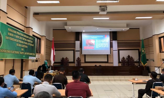 Sosialiasi Perma Nomor 4 Tahun 2020  dan  Electronic Traffic Law Enforcement (ETLE)