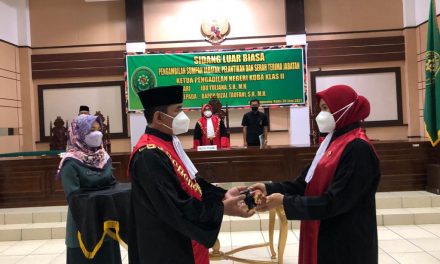 Serah Terima Jabatan Ketua Pengadilan Negeri Koba