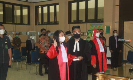 Pelantikan dan Pengambilan Sumpah Jabatan Hakim Tinggi PT Babel