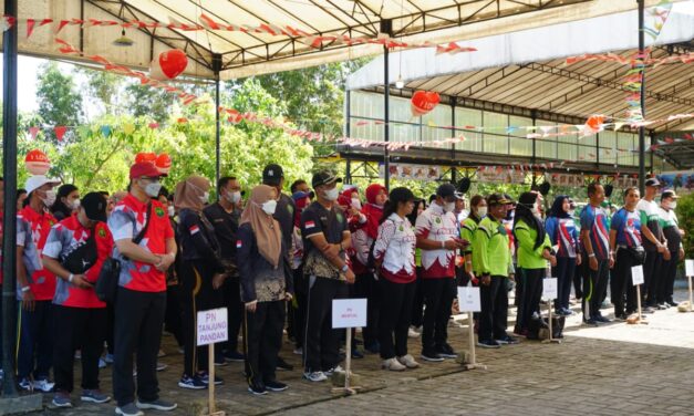 SEMARAK KEMERDEKAAN KELUARGA BESAR PENGADILAN TINGGI  BANGKA BELITUNG DALAM MEMPERINGATI  HUT RI ke- 77 TAHUN DENGAN MEMERIAHKAN BERBAGAI LOMBA