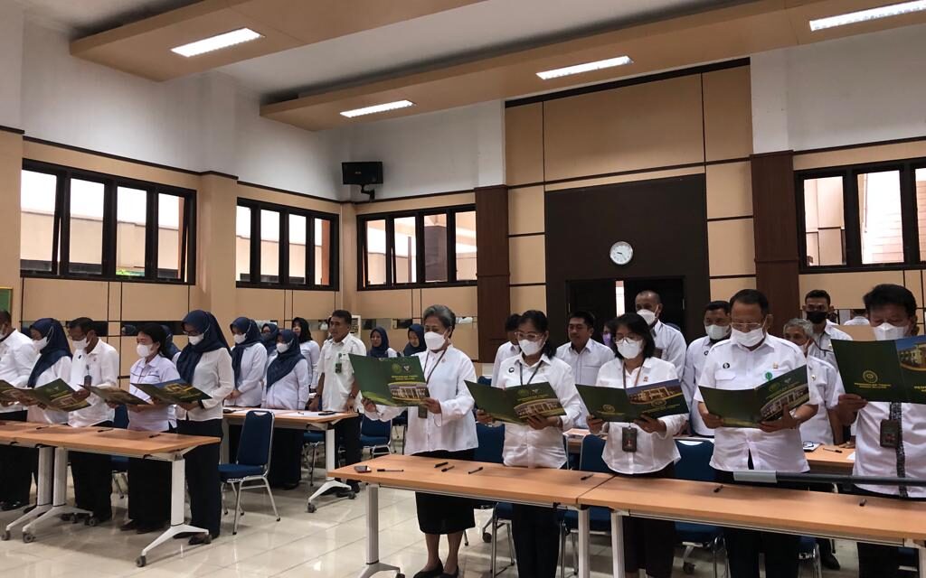 PENANDATANGAN PAKTA INTEGRITAS oleh Seluruh Aparatur Pengadilan