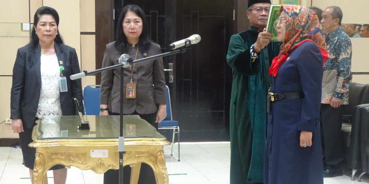 Ketua Pengadilan Kembali Melantik Panitera Baru