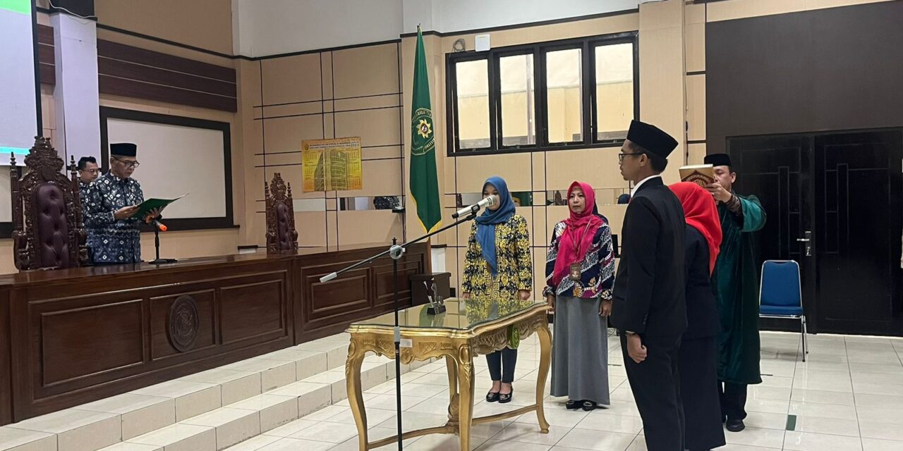 2 (dua) pegawai PPPK Diambil Sumpah pada Pengadilan Tinggi Bangka Belitung