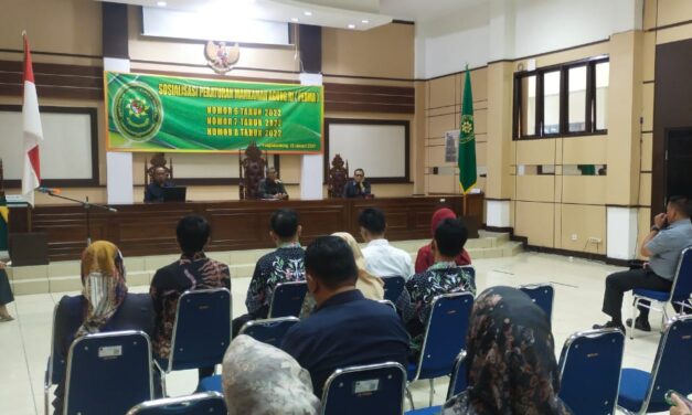 Sosialiasi PERMA Nomor 6, 7 dan 8 Tahun 2022