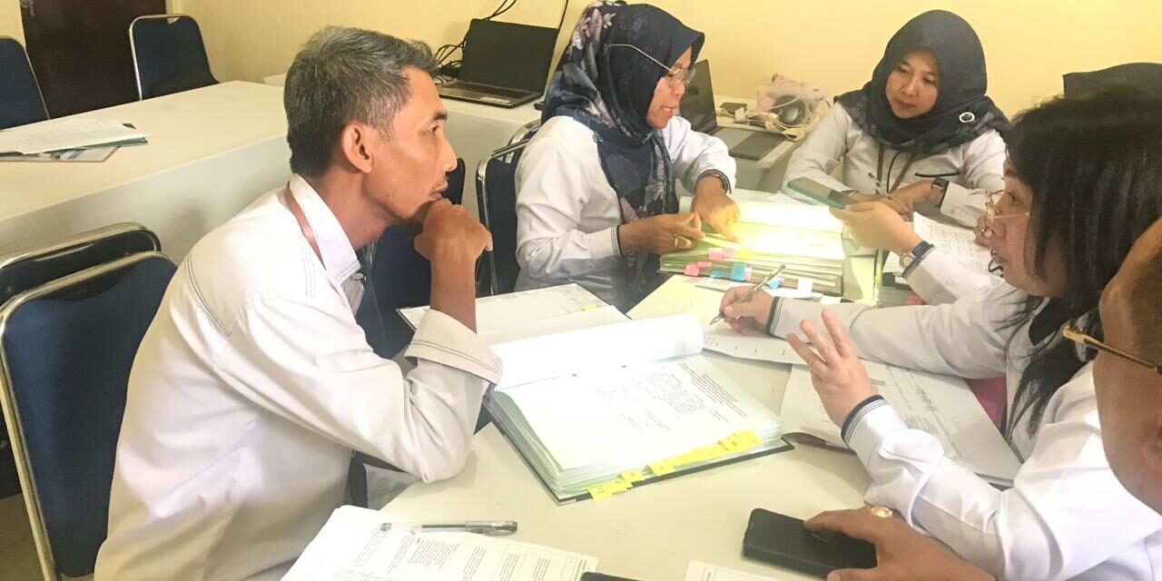 Ketua beserta Tim Rombongan Melaksanakan Pemeriksaan dan Pengawasan Daerah Ke PN Tanjungpandan