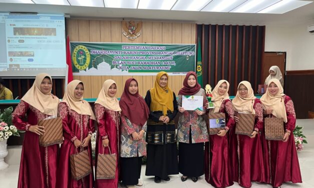 Pertemuan Dharmayukti  Karini Provinsi Bangka Belitung dalam Rangka Bulan Suci Ramadhan 1445 H