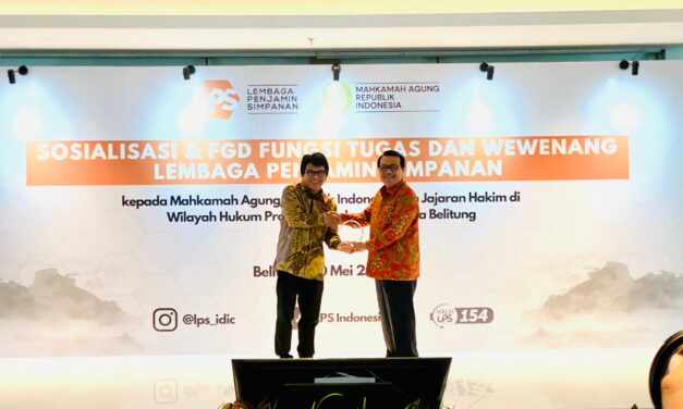 Sosialisasi Lembaga Penjamin Simpanan, Ketua Mahkamah Agung RI Tiba di Belitung, Tanjungpandan