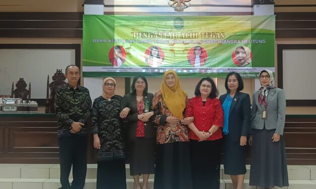 Pengantar Alih Tugas Wakil Ketua dan Hakim Tinggi Pengadilan Tinggi Bangka Belitung