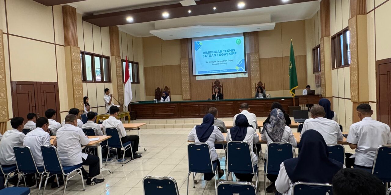 Pemecahan Permasalahan Teknis, Tim Satgas SIPP se-Wilayah Pengadilan Tinggi Bangka Belitung Melaksanakan Bimbingan Teknis