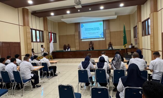 Pemecahan Permasalahan Teknis, Tim Satgas SIPP se-Wilayah Pengadilan Tinggi Bangka Belitung Melaksanakan Bimbingan Teknis