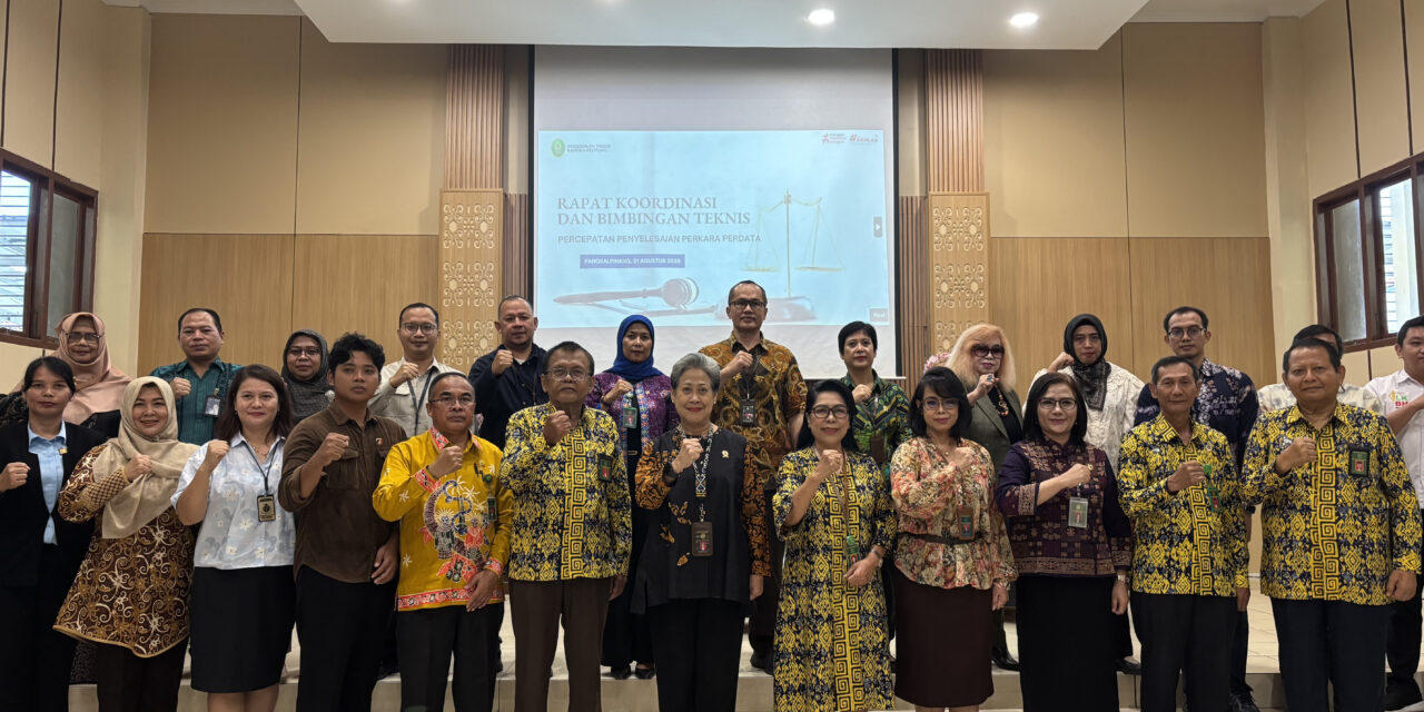 RAPAT KOORDINASI DAN BIMBINGAN TEKNIS PERCEPATAN PENYELESAIAN PERKARA PERDATA SE-WILAYAH HUKUM PENGADILAN TINGGI BANGKA BELITUNG