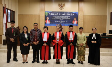 PEMIMPIN BARU PENGADILAN NEGERI SUNGAILIAT RESMI DILANTIK : Bpk. Pangeran Hotma Hio Patra Sianipar, S.H., M.H.