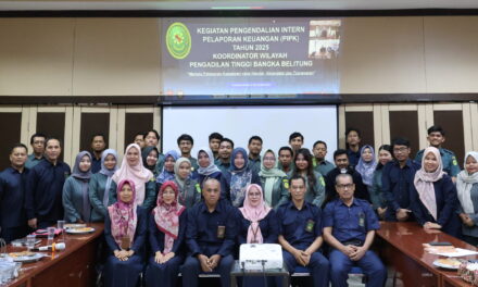 Penguatan Tata Kelola Keuangan: Sosialisasi Pengendalian Intern atas Pelaporan Keuangan (PIPK) Tahun 2025 Koordinator Wilayah PT Bangka Belitung