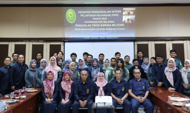 Penguatan Tata Kelola Keuangan: Sosialisasi Pengendalian Intern atas Pelaporan Keuangan (PIPK) Tahun 2025 Koordinator Wilayah PT Bangka Belitung