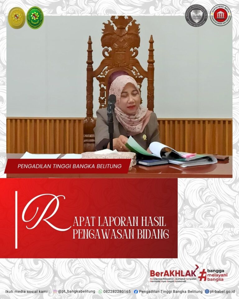 rapat pengawas bidang