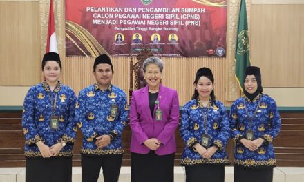 Tonggak Baru Pengabdian: Ketua Pengadilan Tinggi Bangka Belitung Resmi Melantik Empat PNS dalam Upacara Pengambilan Sumpah Jabatan