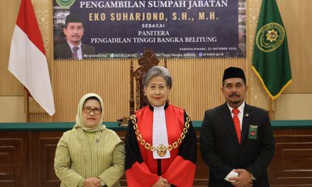 Menyongsong Babak Baru Kepaniteraan: Eko Suharjono, S.H., M.H. Resmi Emban Amanah Sebagai Panitera Pengadilan Tinggi Bangka Belitung